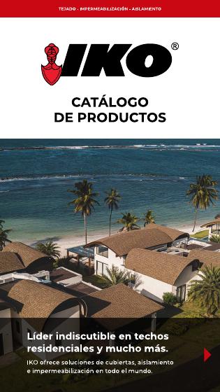 Portada: Catálogo de productos IKO