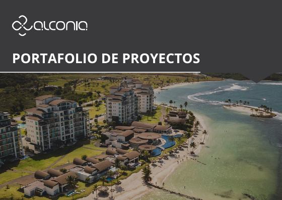 Portada: Portafolio de proyectos Alconia